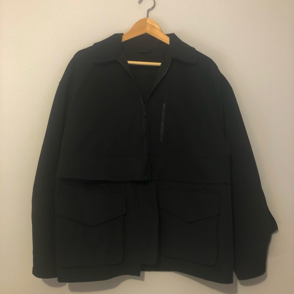 Lululemon Glyde 2-in-1 Adaptable Crop Women's Small Black Utility Jacket - Picture 2 of 8